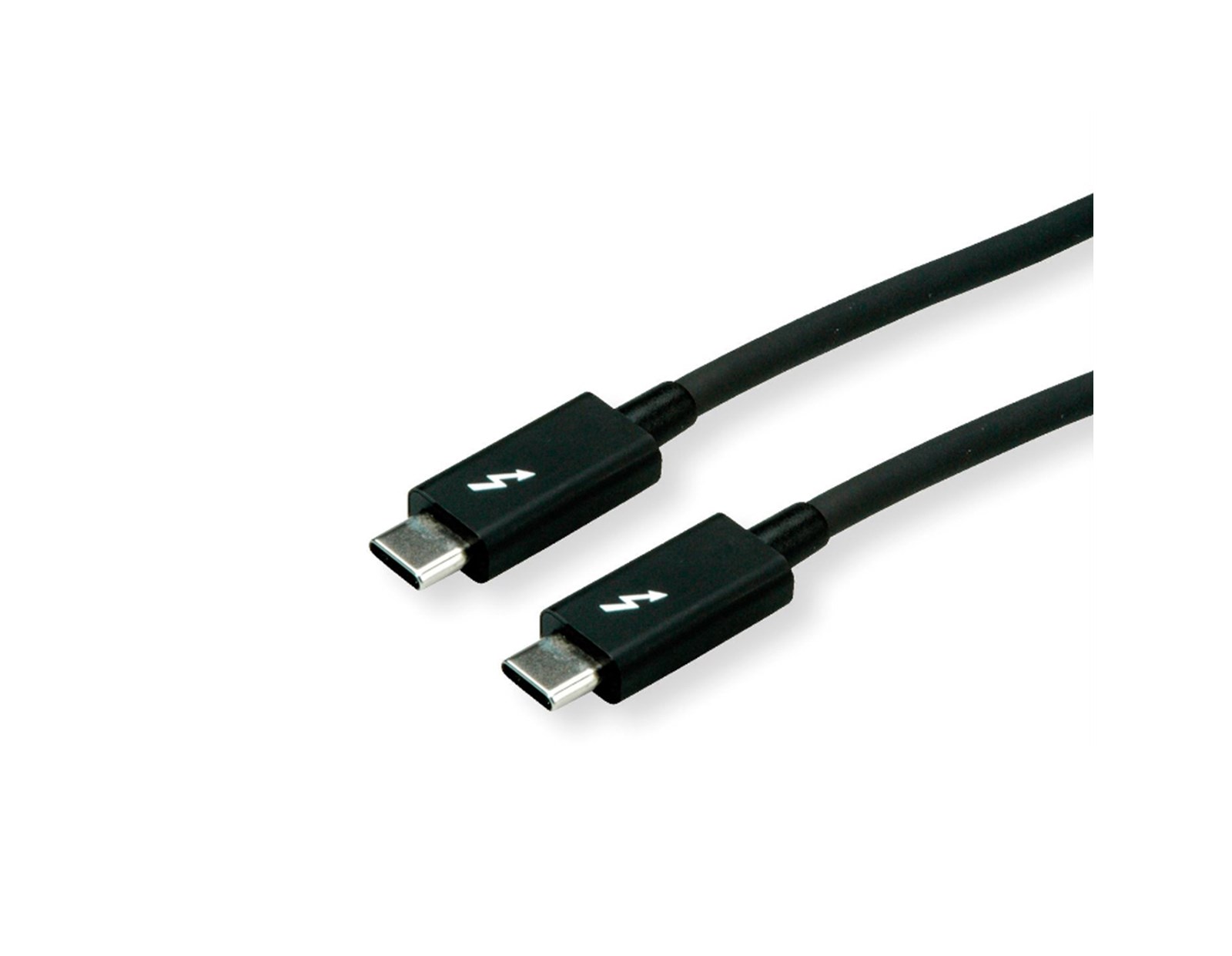 Roline USB-C Thunderbolt3 kabel, M/M, 2.0m, crni