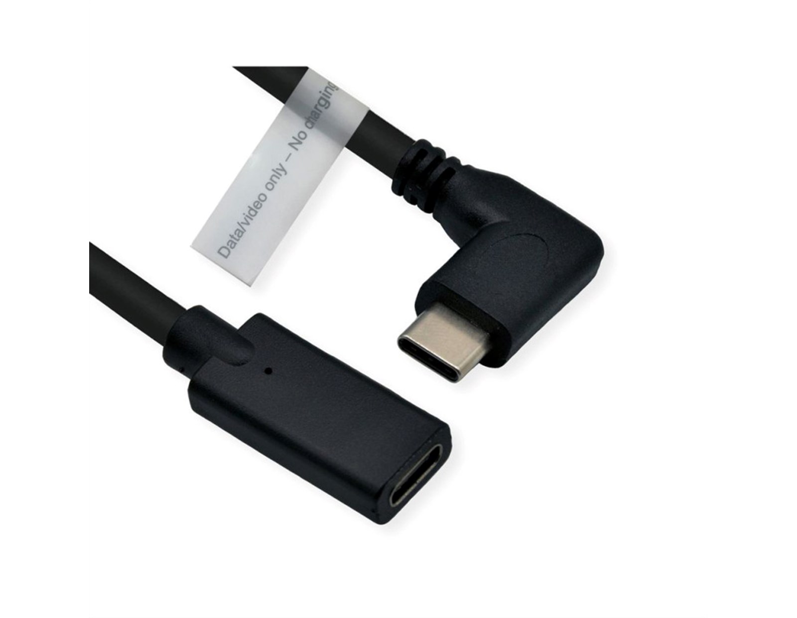 Roline USB-C produžni kabel (DP Alt Mode) C-C, M- kutni/F, 2m