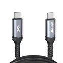 Roline VALUE Cable USB4 Gen2x2, with Emark, C–C, M/M, 240W, crni, 2.0 m