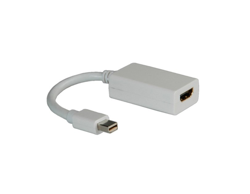 Roline adapter/kabel Mini DisplayPort - HDMI, M/F, v1.2, 0.1m