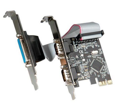 Roline VALUE PCIe kontroler 2×RS232/1×Parallel