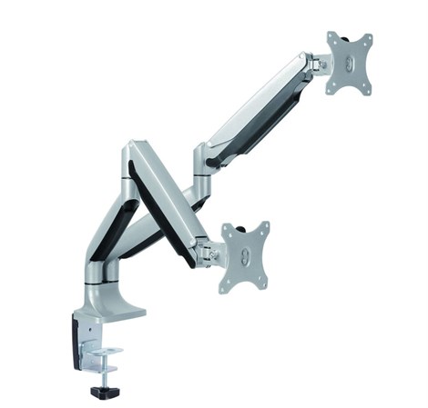 Roline VALUE dvostruki stolni pneumatski nosač monitora do 32", 6 spojeva, Pivot, nosivost 9kg