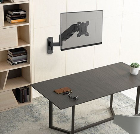 Roline VALUE zidni nosač za monitor, 5 spojeva, Pivot, nosivost 8kg, crni