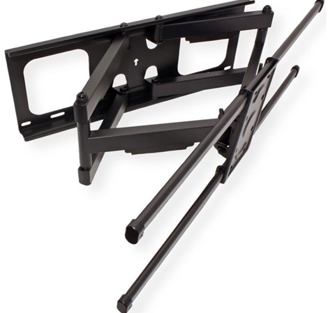 Roline VALUE zidni podesivi nosač za TV 50"-90", nosivost 75kg, crni
