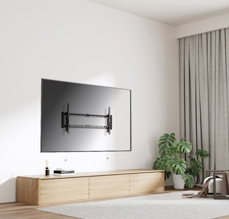 Roline VALUE zidni nosač za TV 43"-90", podesivi nagib, nosivost 75kg, crni