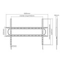 Roline VALUE zidni nosač za TV 60"-120", udaljenost od zida 35mm, nosivost 120kg, crni
