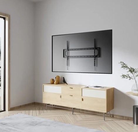 Roline VALUE zidni nosač za TV 60"-120", udaljenost od zida 35mm, nosivost 120kg, crni