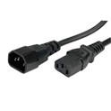 Roline VALUE naponski kabel PC-Monitor, IEC320 C14-C13 10A, M/F, 3.0m, crni