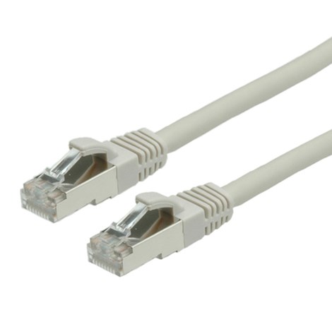 Roline VALUE S/FTP (PiMF) mrežni kabel oklopljeni Cat.6 (LSOH), 5.0m, sivi