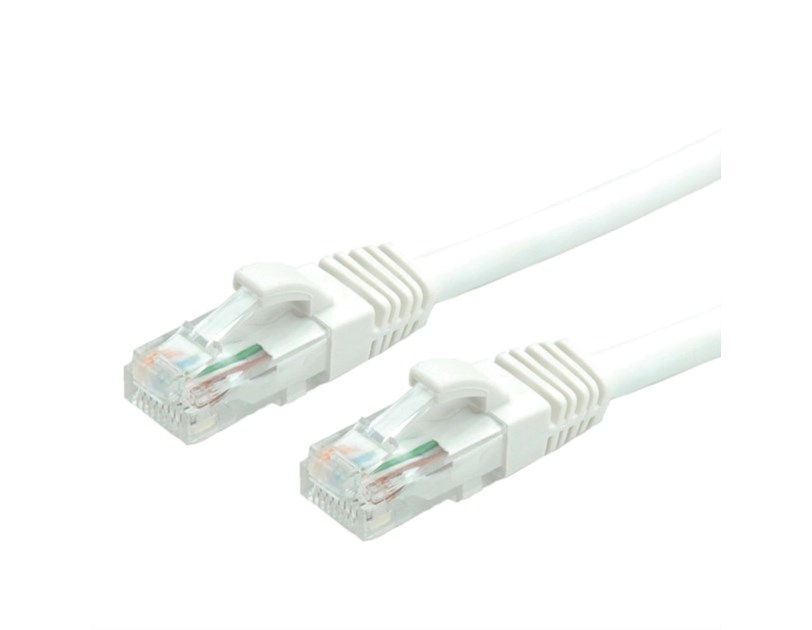 Roline VALUE UTP mrežni kabel Cat.6/Class E, halogen-free, 10m, bijeli