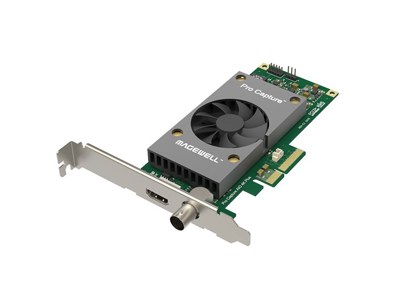 Magewell Pro capture AIO 4K Plus, LP PCIe x4, 1-channel HDMI/SDI, Ultra HD 4Kp60 HDMI, 4Kp30 SDI, Windows/Linux/Mac (11140)