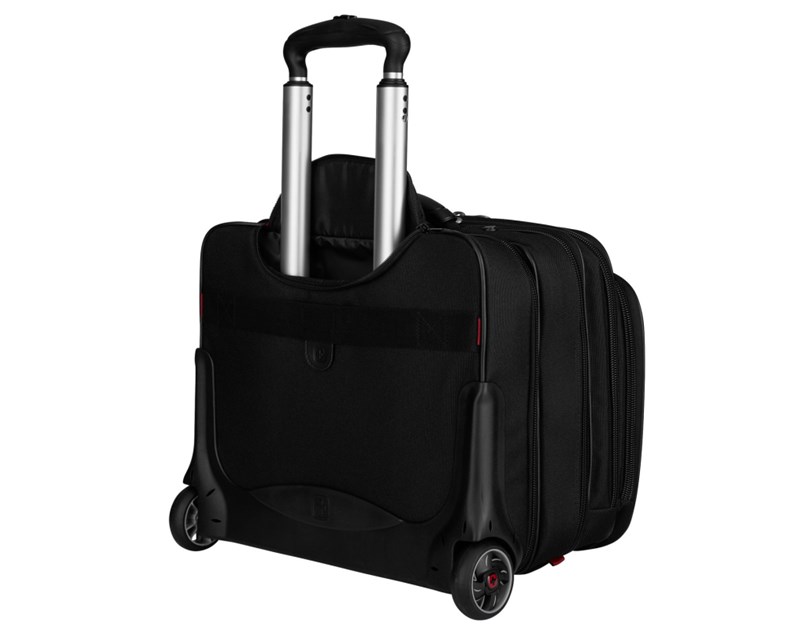 Wenger torba Patriot 2 za prijenosnike do 17" sa dodatnim slim case za 15.6" prijenosnik sa kotačima, crna