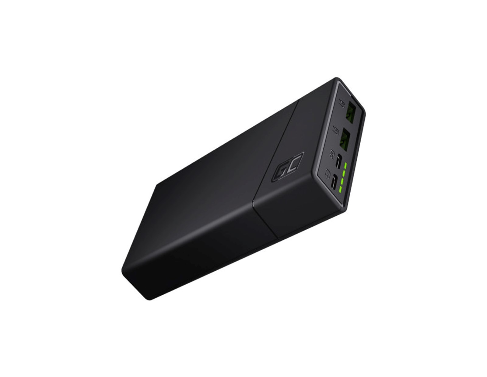 Green Cell Powerbank 20000 mAh, brzi punjač 2×USB + 2×USB-C, 18W