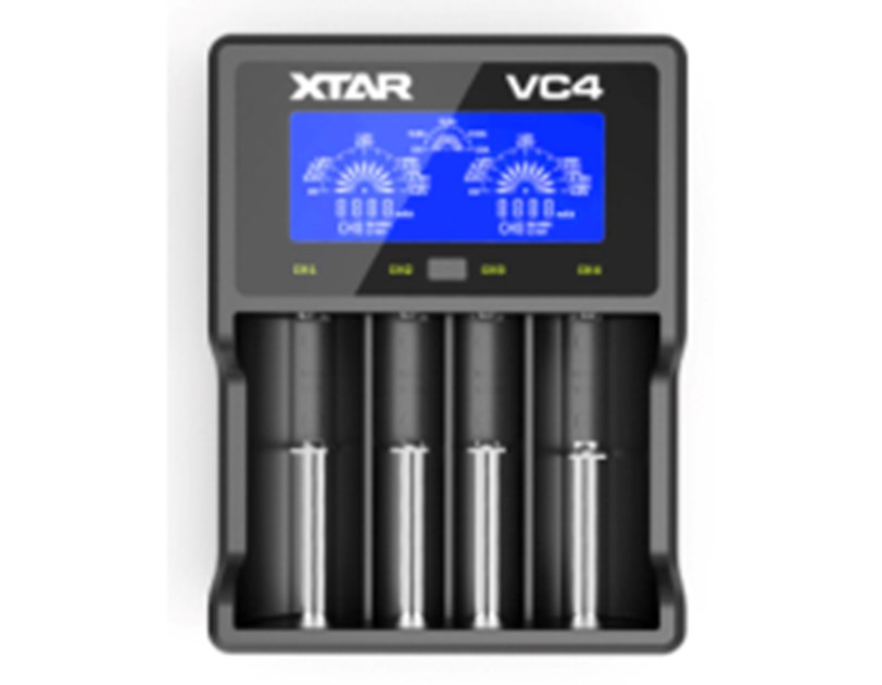 XTAR VC4 Li-Ion/Ni-Mh punjač AA/AAA baterija, LCD zaslon, USB