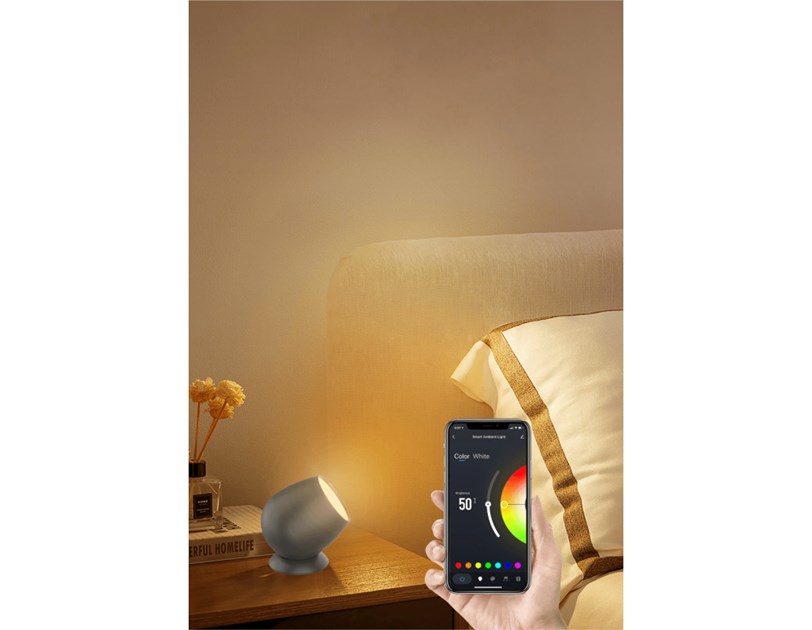 WOOX WiFi Smart LED ambijentalna stolna svijetiljka RGB+CCT, 2.2W, 210lm, 3000K-6000K, Amazon Alexa i Google Assistant (R5145)
