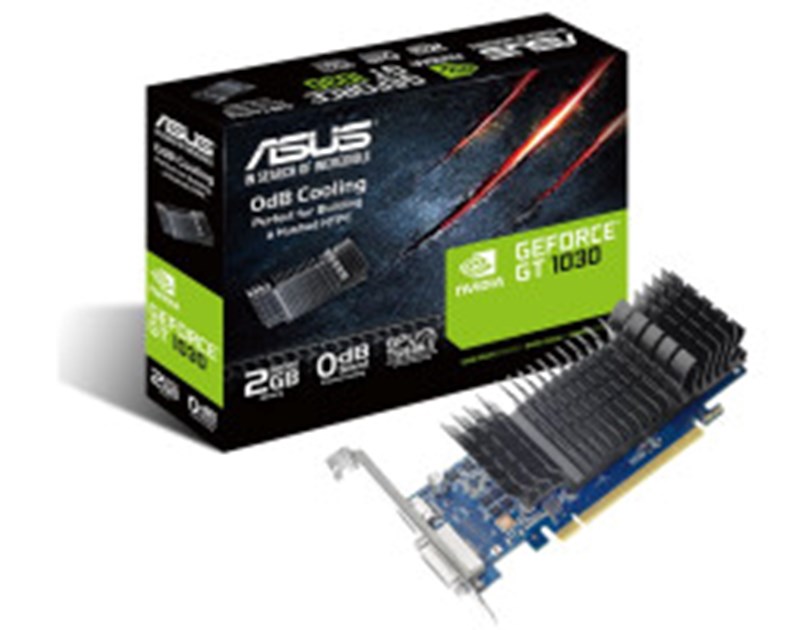 Asus GeForce GT 1030 2GB GDDR5/64-bit, PCIe 3.0, DVI/HDMI