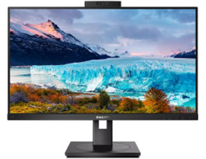 Philips 27" 272S1MH/00 FHD (1920×1080) IPS, 75Hz, web-kamera, 4ms, VGA/DVI-D/DP/HDMI, 3×USB3.2/USB2.0, Pivot, zvučnici, crni