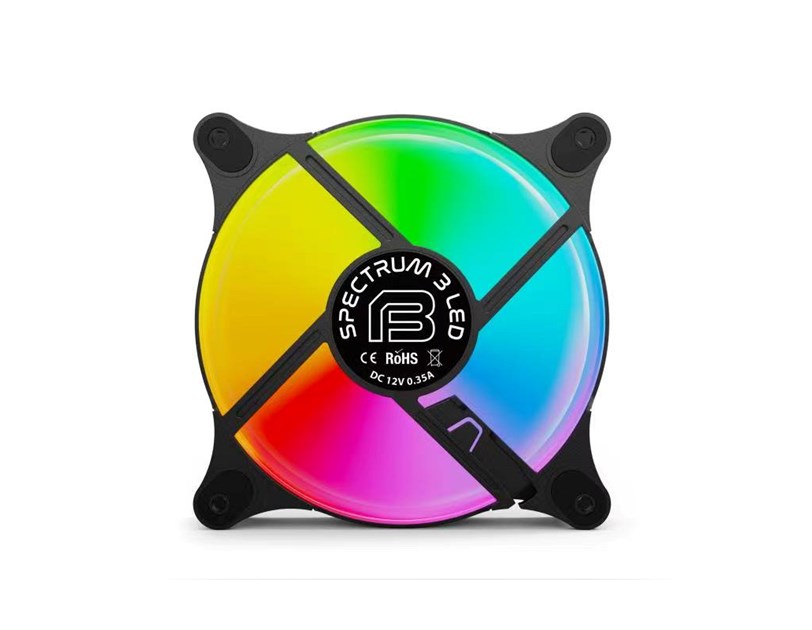 Bit Force SPECTRUM CF 3 LED PC hladnjak za kućište, šareni