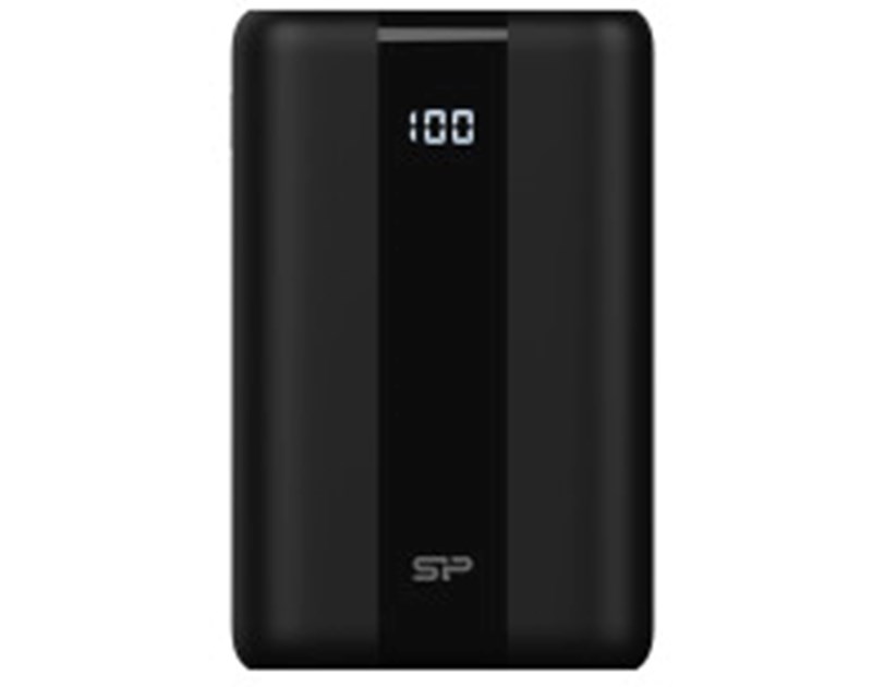 Silicon Power Powerbank QX55, 30000mAh, 22,5W, 3×USB-A /1×USB-C/Micro USB/Lightning, crni