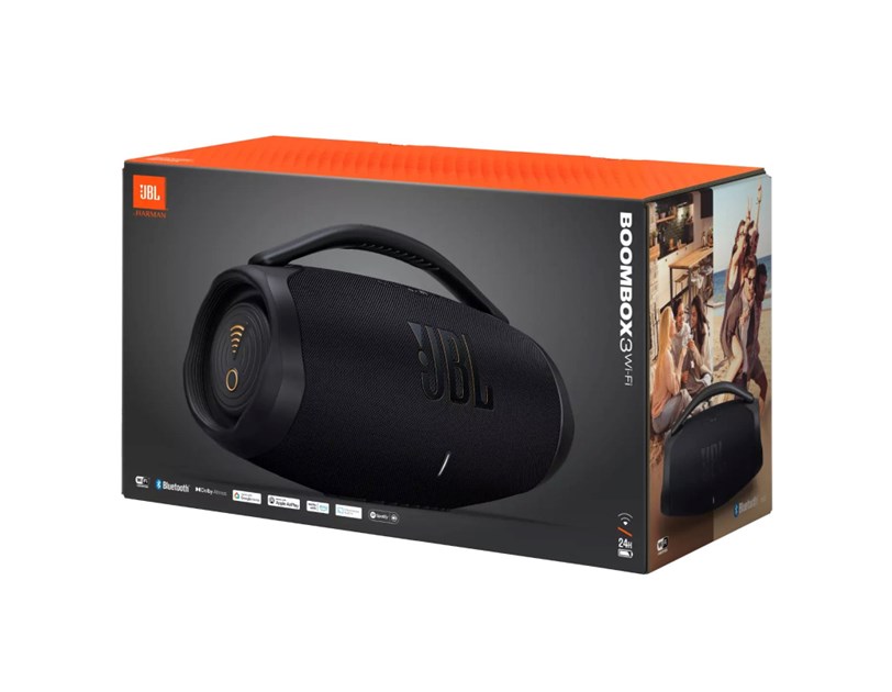 JBL Boombox 3 Wi-Fi zvučnik, 1x 80W/ 2x 40W 2x 20W RMS (AC mode) Wi-Fi/BT/USB, IP67, crni