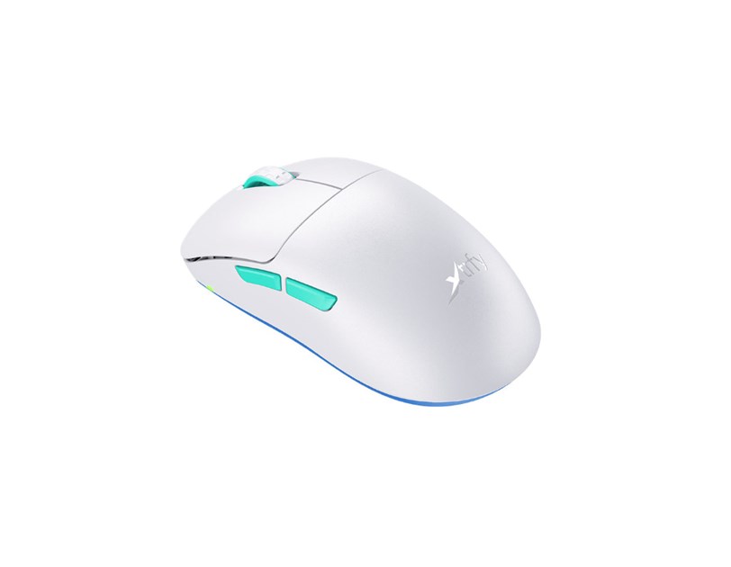Cherry XTRFY M8 bežični igraći miš, 21000 cpi, USB, bijeli