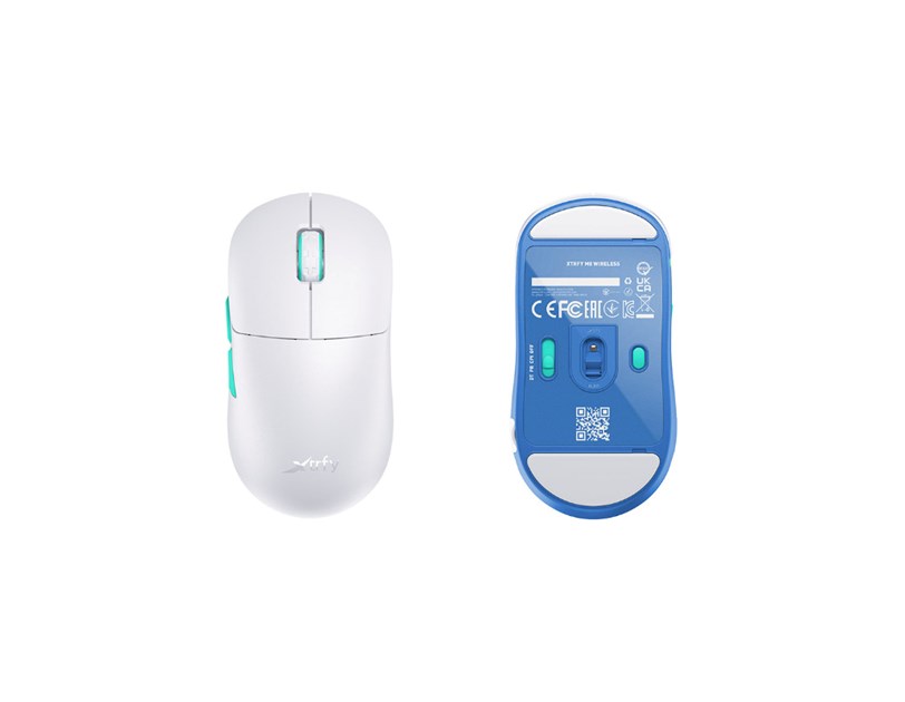 Cherry XTRFY M8 bežični igraći miš, 21000 cpi, USB, bijeli