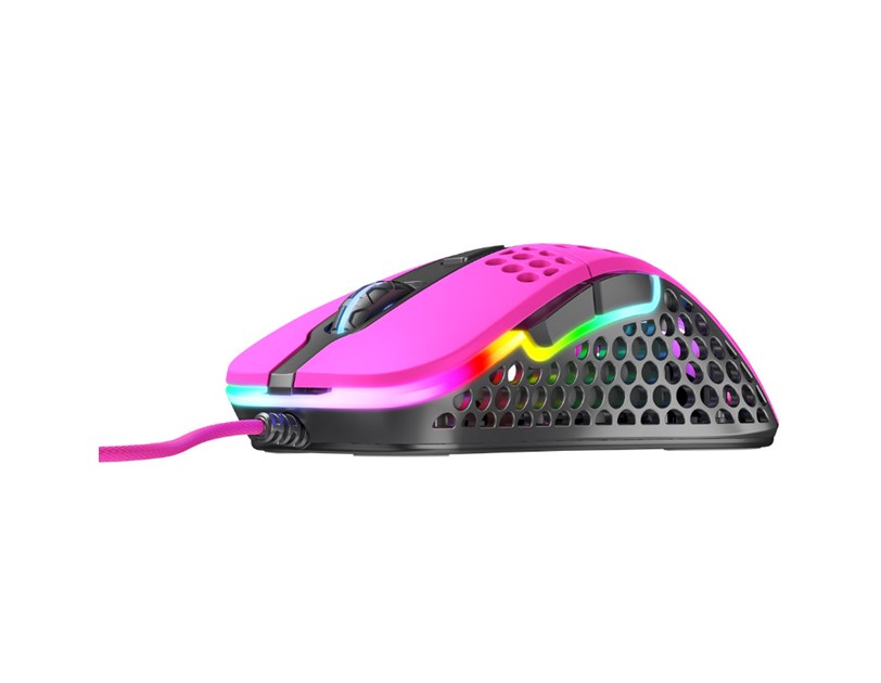 Cherry XTRFY M4 RGB igraći miš, 16000 cpi, USB, rozi