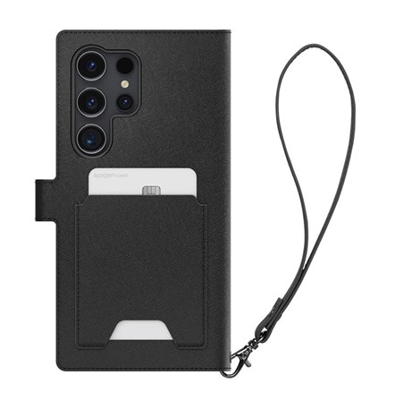 Spigen Wallet S Plus, black zaštitna futrola za telefon - Samsung Galaxy S24 Ultra (ACS07308)