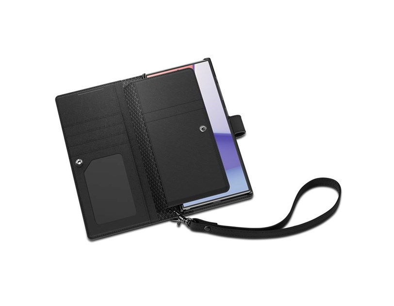 Spigen Wallet S Plus, black zaštitna futrola za telefon - Samsung Galaxy S24 Ultra (ACS07308)