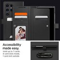 Spigen Wallet S Plus, black zaštitna futrola za telefon - Samsung Galaxy S24 Ultra (ACS07308)