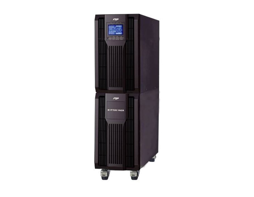 Fortron Source UPS Champ Tower 10000VA/9000W, On-line double conversion, Pure Sinewave, 0.9 power factor, 16pcs CSB 9Ah battery inside, USB, RS-232, EPO