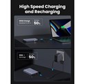 UGREEN prijenosni punjač (Powerbank) 20000mAh, 100W brzo punjenje, 2×USB-C+1×USB-A, PD 3.0+QC 3.0, srebrni
