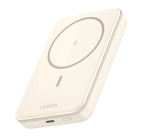 UGREEN prijenosni punjač 10000 mAh, bežično punjenje do 15W, USB-C, Power Delivery do 20W, bijeli