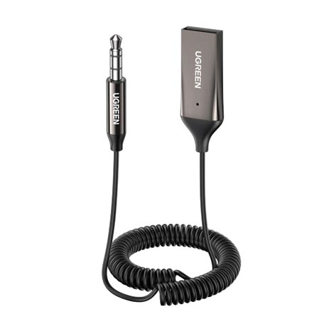 UGREEN Bluetooth 5.0 USB/Aux adapter, za auto, crni