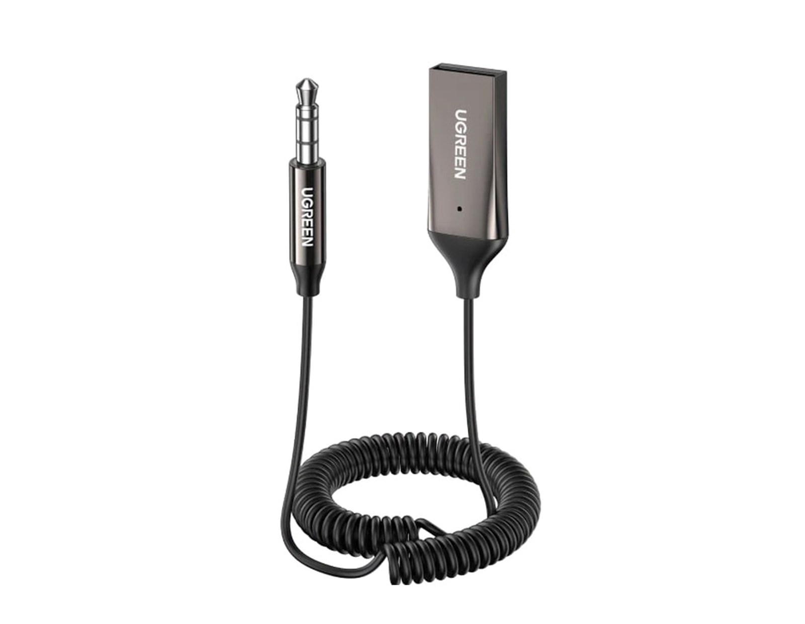 UGREEN Bluetooth 5.0 USB/Aux adapter, za auto, crni