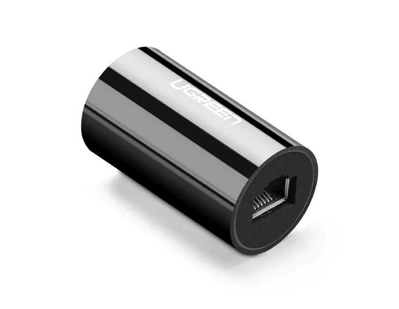 UGREEN zaštitni adapter protiv udara groma, RJ45, crni