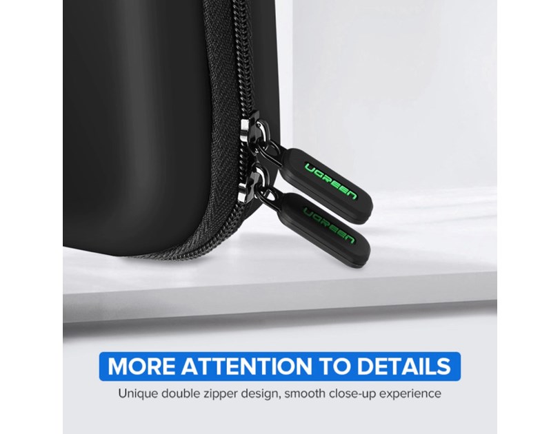 UGREEN zaštitna kutija (Large) za 2.5" HDD/SSD + dodatnu opremu, crna
