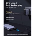 UGREEN prijenosni punjač (Powerbank) 25000mAh, 145W brzo punjenje, 2×USB-C+1×USB-A, PD 3.0+QC 3.0, sivi