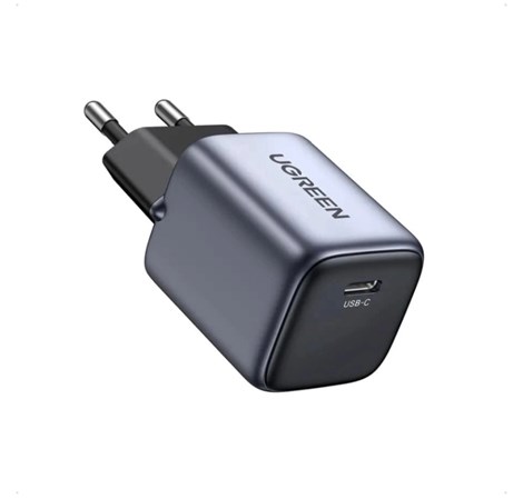 UGREEN Nexode Mini GaN II Tech zidni punjač 20W, USB-C, PD3.0/QC4+, crni