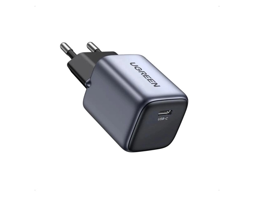 UGREEN Nexode Mini GaN II Tech zidni punjač 20W, USB-C, PD3.0/QC4+, crni