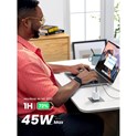UGREEN Nexode Mini GaN II Tech zidni punjač 45W, 2×USB-C, PD3.0/QC 4.0, bijeli