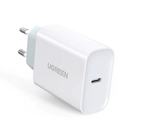 UGREEN zidni punjač 30W, USB-C, PD3.0/QC4.0+, bijeli