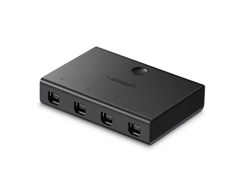 UGREEN Data Switch USB 2.0, 4 ulaza/1 izlaz, crni
