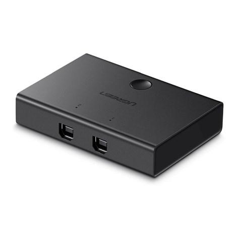 UGREEN Data Switch USB 2.0, 2 ulaza/1 izlaz, crni