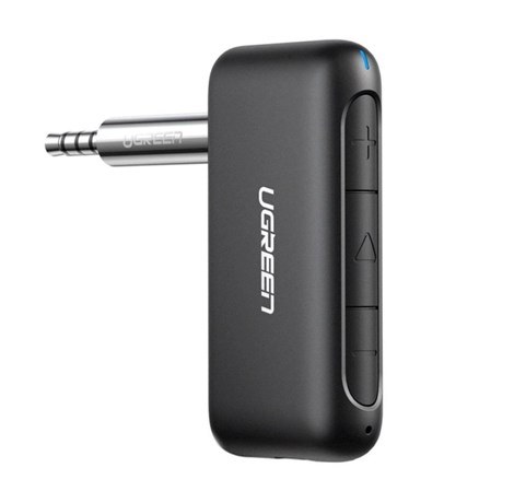 UGREEN Aux Bluetooth 5.0 adapter, 3.5mm, crni