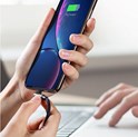 UGREEN Lightning na USB-A (M), kutni 90°, pleteni kabel MFi, 1m