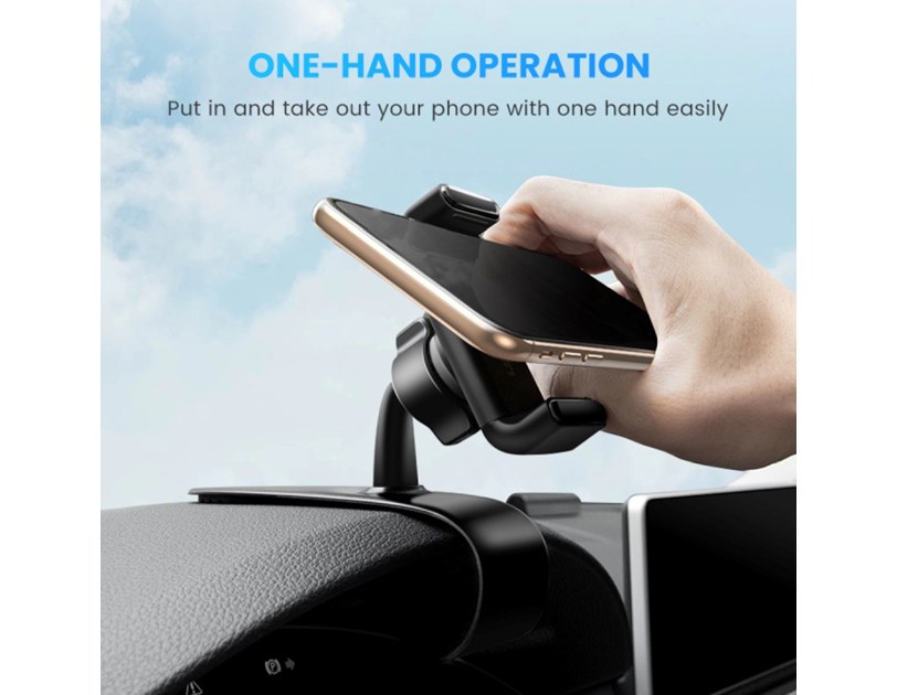 UGREEN Držač za smartphone za kontrolnu ploču u automobilu, crni