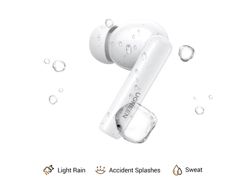 UGREEN slušalice HiTune T6 WS200, bežične, bluetooth, bijele
