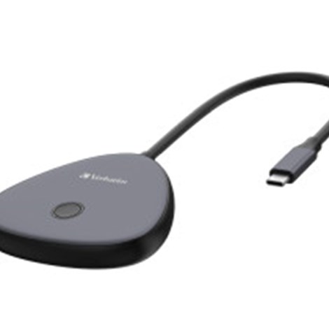 Verbatim Share My Screen USB-C Wireless Display Adapter 4K with Hub WDA-02