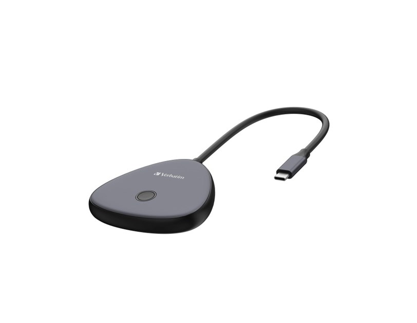 Verbatim Share My Screen USB-C Wireless Display Adapter 4K with Hub WDA-02				